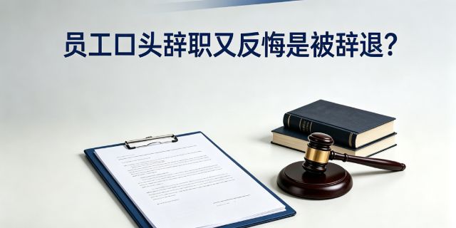 员工口头提出离职后反悔主张系被辞退，举证责任如何分配？