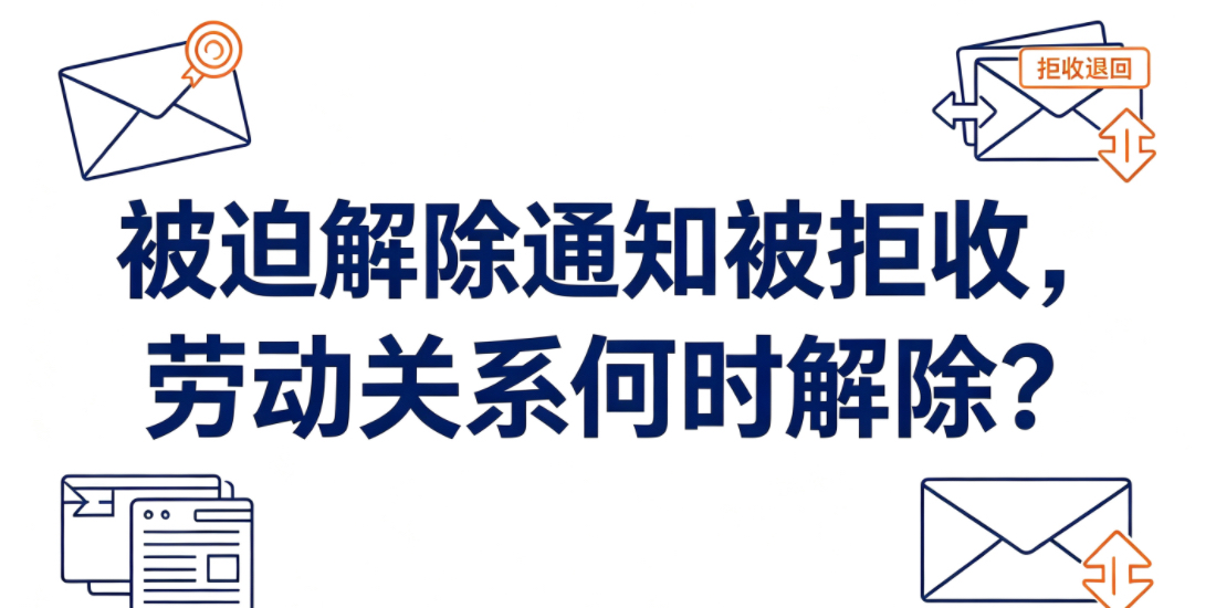 劳动者邮寄的被迫解除通知因用人单位拒收被退回,劳动关系解除时间如何界定?