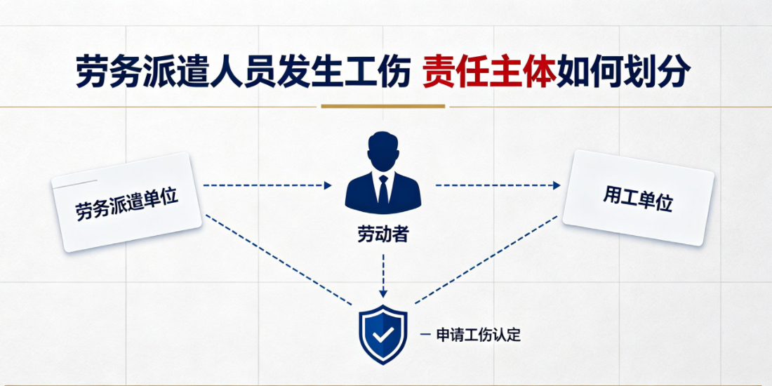 劳务派遣人员发生工伤，责任主体如何划分？