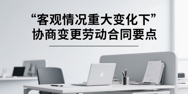 客观情况发生重大变化双方协商一致变更劳动合同应把握的要点和注意事项