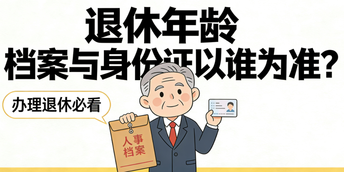 退休年龄以档案为准还是以身份证为准?依据是什么?