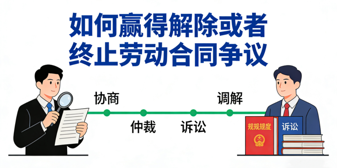 如何赢得解除或者终止劳动合同争议?