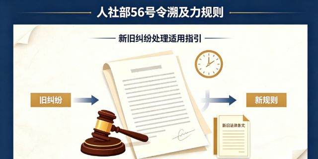 人社部56号令溯及力规则与新旧纠纷处理适用指引
