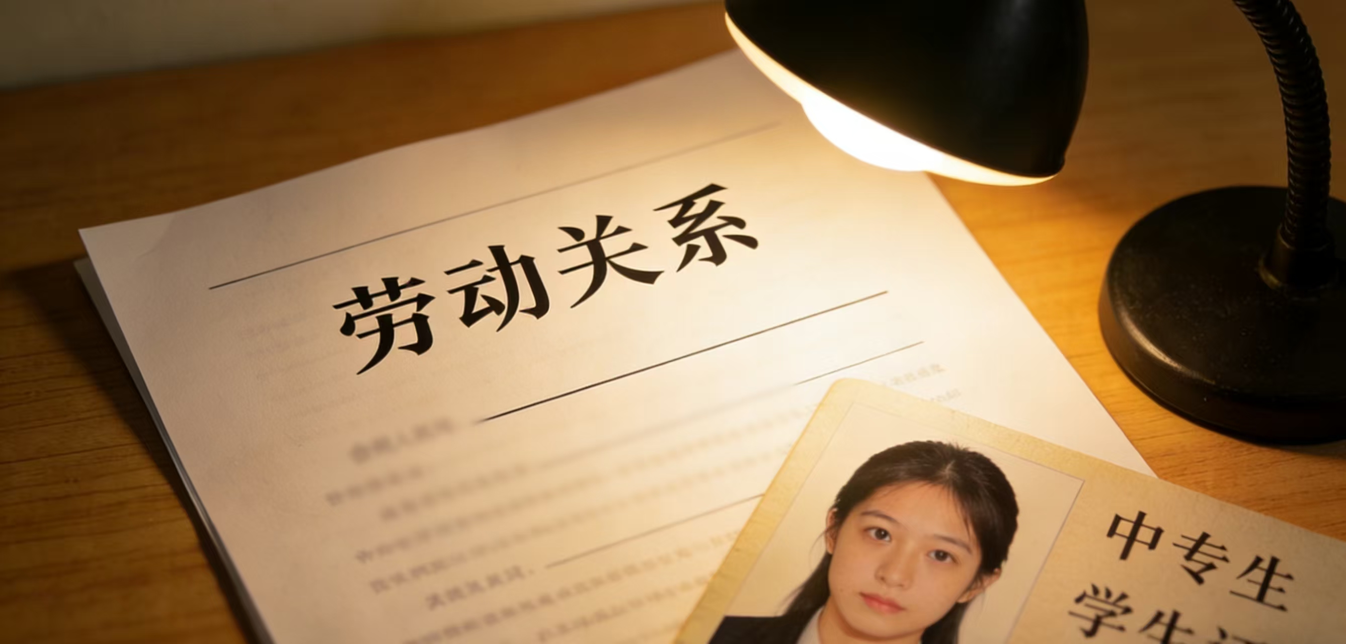 全日制中专生校外连续工作一年,劳动关系成立吗?