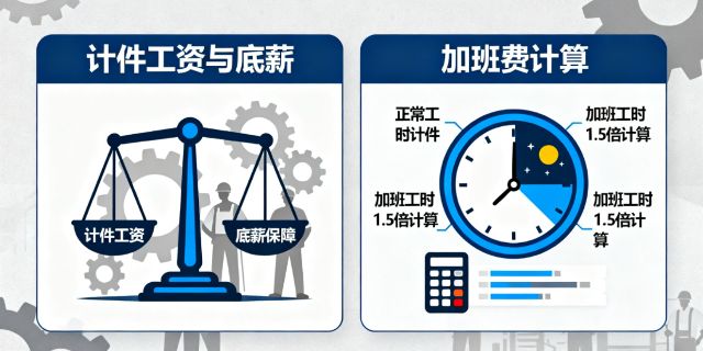 计件工资工资制度下是否需要设置底薪？是否需要支付加班费？