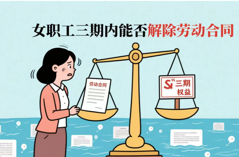 女职工“三期”内能否解除劳动合同?