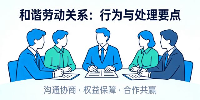 在实操层面影响和谐劳动关系的行为有哪些？如何把握处理？
