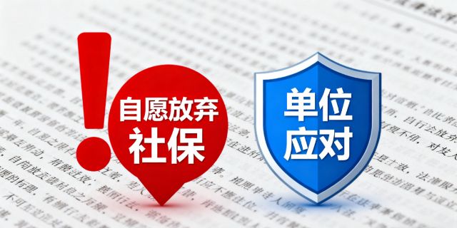 用人单位对于自愿放弃社保的劳动者如何把握和处理